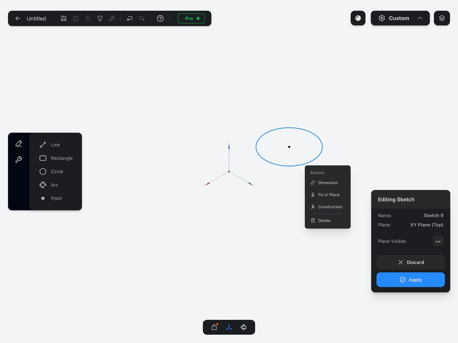 First new version of a "Context Menu"